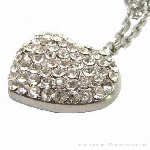 Jewelry heart-shaped USB flash drives